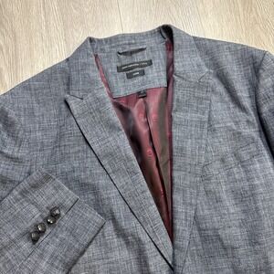 JOHN VARVATOS USA Linen Blend Sport Coat Blazer Jacket Men's 42 R Wedding Office